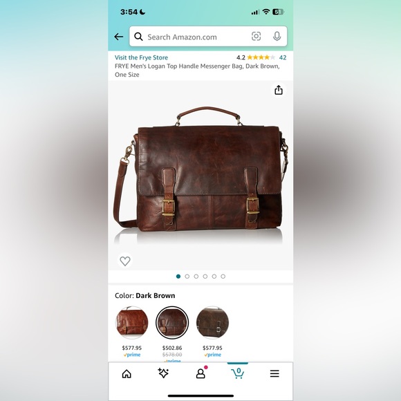 BNWT FRYE Unisex/Men’s Logan Messenger Bag NOT FLOOR MODEL TOP QUALITY - Picture 15 of 16